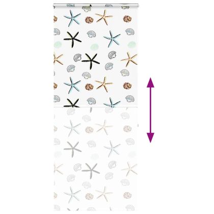 Ролетна щора за душ с касета 90x240 см Ширина на плата 86 см