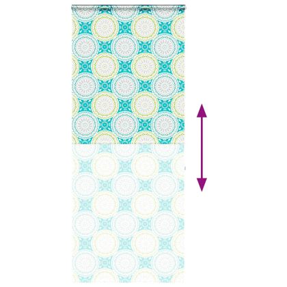 Ролетна щора за душ с касета 100x240 см Ширина на плата 96 см