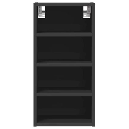 Висящ шкаф "Рига", черен, 30x29,5x60 см, инженерно дърво