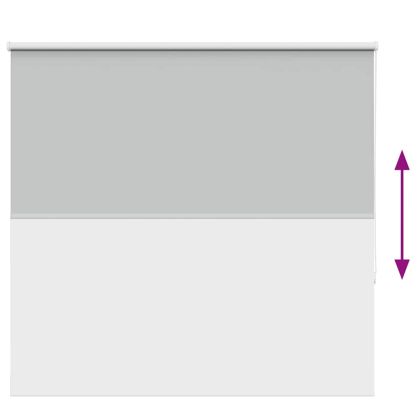 Ролкова щора Blackout Светло сиво 165x175 см Ширина на плата