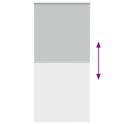 Ролкова щора Blackout Светло сиво 105x230 cm Ширина на плата