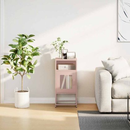 Нощен шкаф Pink 36x39x78 cm Студено валцувана стомана