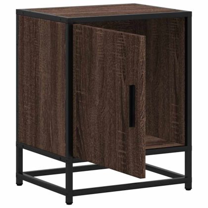 Нощни шкафчета 2 бр. кафяв дъб 40x31x50 cm