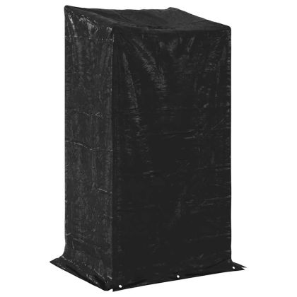 vidaxL Стойка за дърва за огрев с дъждобран, 100x80x200 см