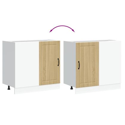 Долен кухненски шкаф, Lucca, дъб сонома, инженерно дърво