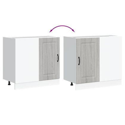 Кухненски шкаф, "Kalmar", сив сонома, инженерно дърво