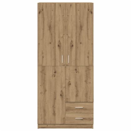 Гардероб Artisan Дъб 80x52x180 cm Инженерна дървесина