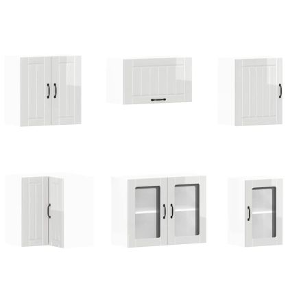 Комплект кухненски шкафове от 11 части Lucca, инженерно дърво