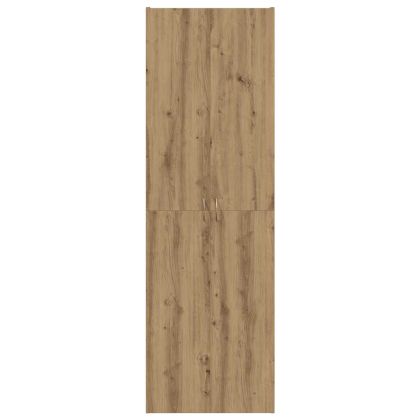 Библиотека, дъб артизан, 60x32x190 см, инженерно дърво