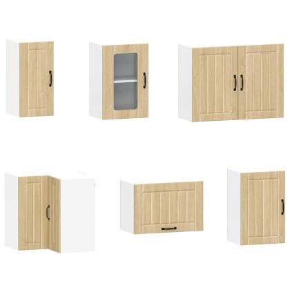 Комплект кухненски шкафове от 11 части Lucca, инженерно дърво