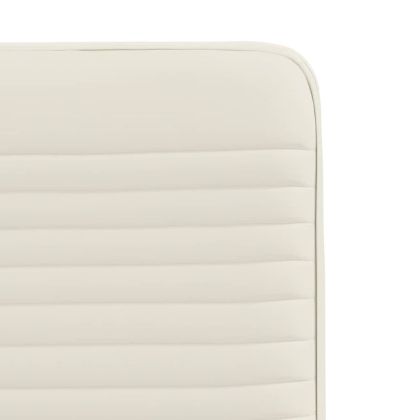 Трапезни столове, 6 бр, кремави, кадифе