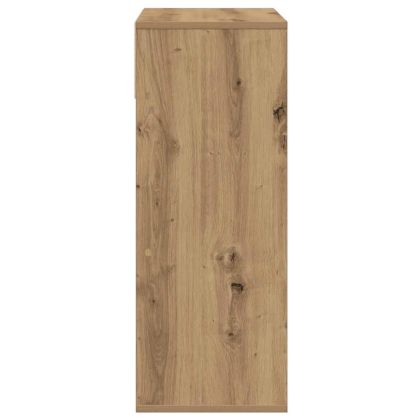 Библиотека, дъб артизан, 66x31x80 см, инженерно дърво