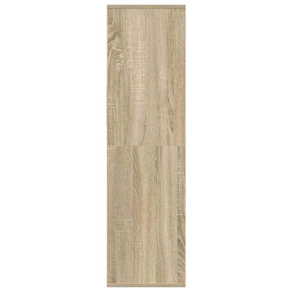 Библиотека, дъб сонома, 34x31x112 см, инженерно дърво