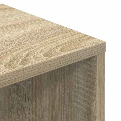 Библиотека, дъб сонома, 34x31x112 см, инженерно дърво