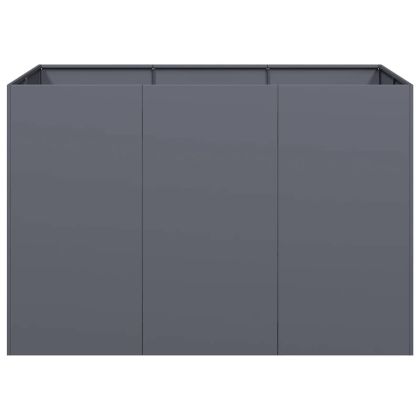 Кашпа, антрацит, 120x80x80 см, стомана