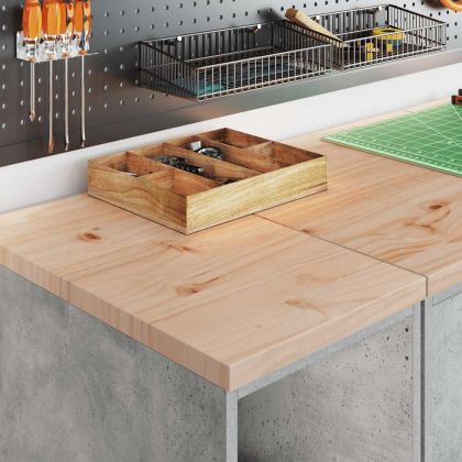 Гаражен шкаф за съхранение, бетонно сив, 30x51x85 см, бор масив