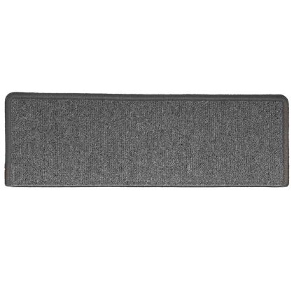 Изтривалки за стълби, 30 бр., 65x21x4 см, тъмносиви, с правоъгълен кант