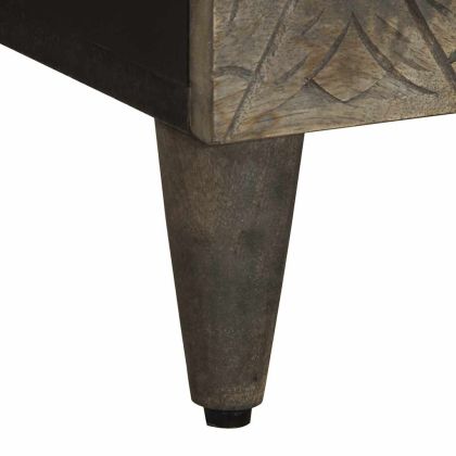 Шкаф 80x33x75 cm Масивна дървесина Манго