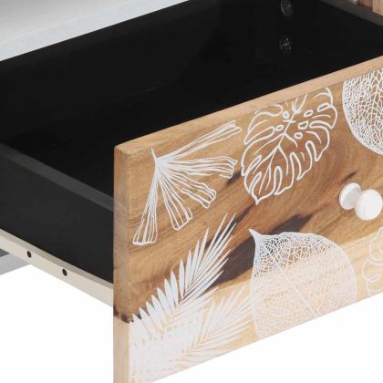 ТВ шкаф 105x33,5x46 cm Масивна дървесина Манго