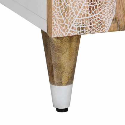 ТВ шкаф 105x33,5x46 cm Масивна дървесина Манго