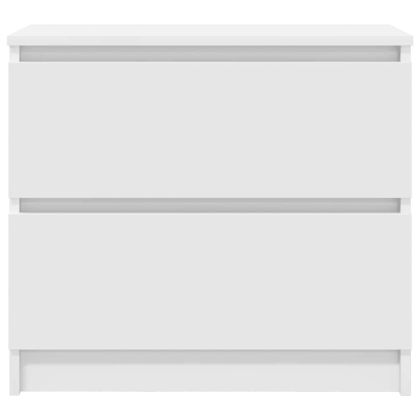 ТВ шкаф бял 60x35x54 cm Инженерна дървесина