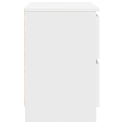 ТВ шкаф бял 60x35x54 cm Инженерна дървесина