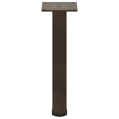 Крака за масичка за кафе, 4 бр., естествена стомана, 30-32 см, стомана