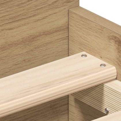 Рамка за легло без матрак дъб артизан 100x200см инженерно дърво