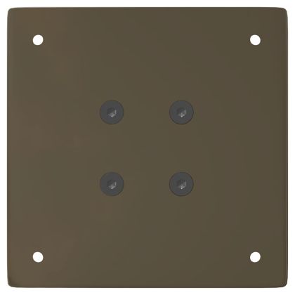 Крака за масичка за кафе, 4 бр., естествена стомана, 30 см, стомана