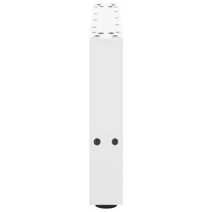 Крака за масичка за кафе, бели, 2 бр., 50 x (30-31) см, стомана