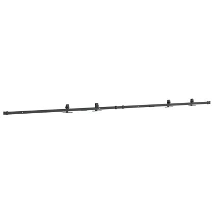 Комплект плъзгащи се врати за шкафове 244 см въглеродна стомана