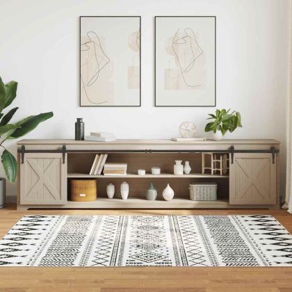 Комплект плъзгащи се врати за шкафове 244 см въглеродна стомана