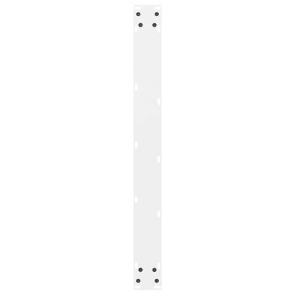 Крака за трапезна маса, бели, 2 бр., 80 x (72-73) см, стомана