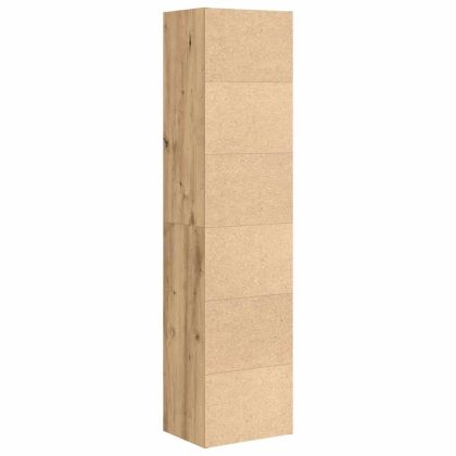 Библиотека, дъб артизан, 31x24x127 см, инженерно дърво