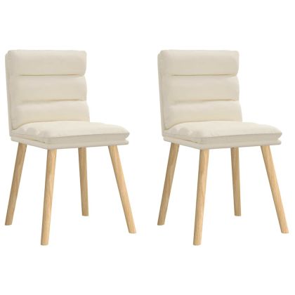 Трапезни столове, 2 бр, лен