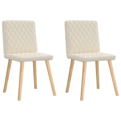 Трапезни столове, 2 бр, лен