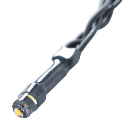 Изкуствени топки от чемшир с LED светлини 4 бр. зелени 12 см