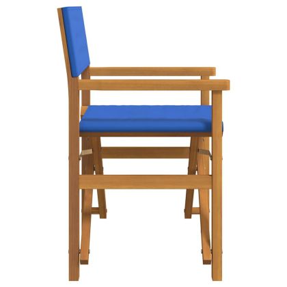 Сгъваем директорски стол Blue Solid Wood Teak