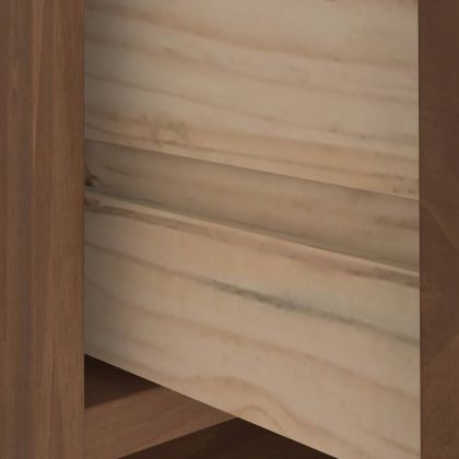 vidaXLL Дърво за антре SANDNES 45x40x159,5 cm масивна дървесина бор