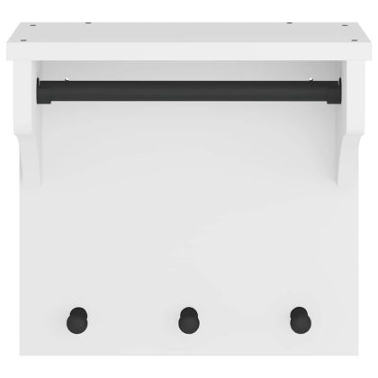 Стенна закачалка за палта SANDNES Бяла 43x30x42 cm