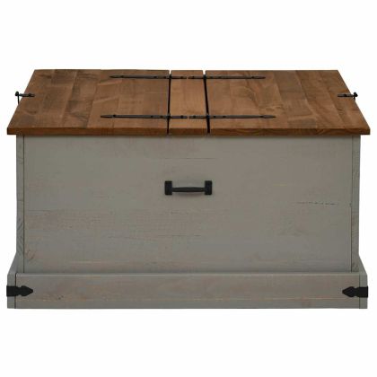 Скрин за съхранение HALDEN сива 91x91x47 cm бор