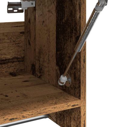 Гардероб Старо дърво 70x32,5x35 cm Инженерна дървесина