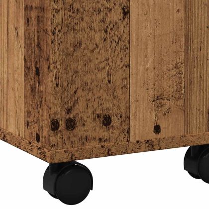 Масичка за кафе от старо дърво 60x60x38 cm Инженерна дървесина