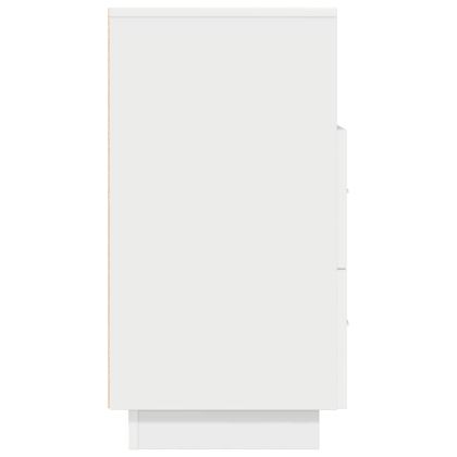 Нощно шкафче с 2 чекмеджета, бяло 36x36x68 cm