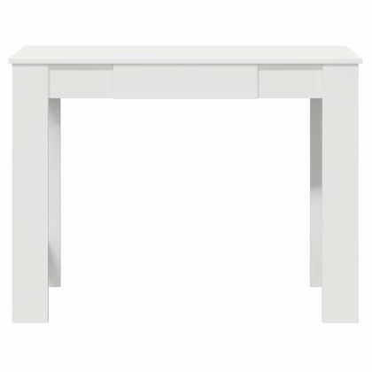 Бюрото в бяло 100x45x75 cm от иглолистно дърво