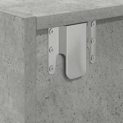 ТВ шкаф Бетон сив 60x31x25,5 cm Инженерна дървесина