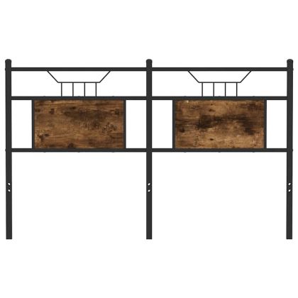 Горна табла, опушен дъб, 137 см, инженерно дърво и стомана