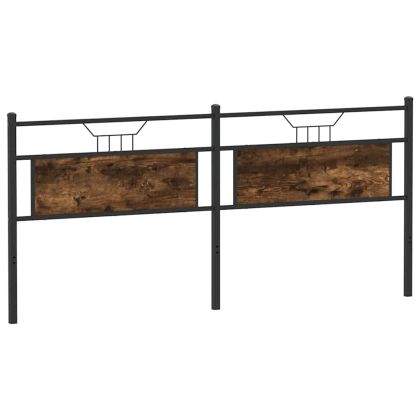 Горна табла, опушен дъб, 193 см, инженерно дърво и стомана