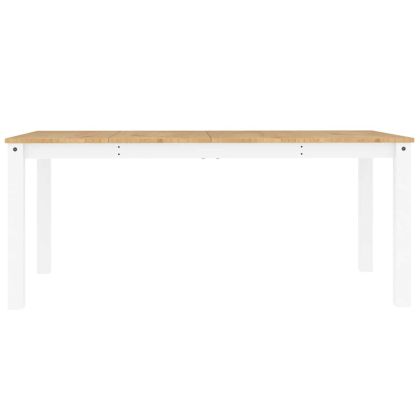 Трапезен комплект от 5 части Panama, Бяла бор масив