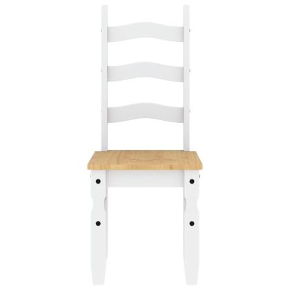 Трапезен комплект от 7 части Panama, Бяла бор масив